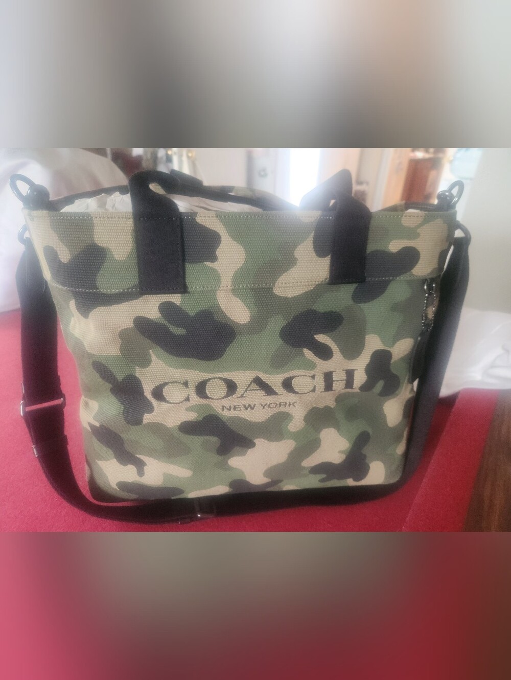 Coach Camo Large Tote Bag